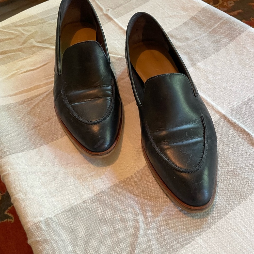 Navy Loafers